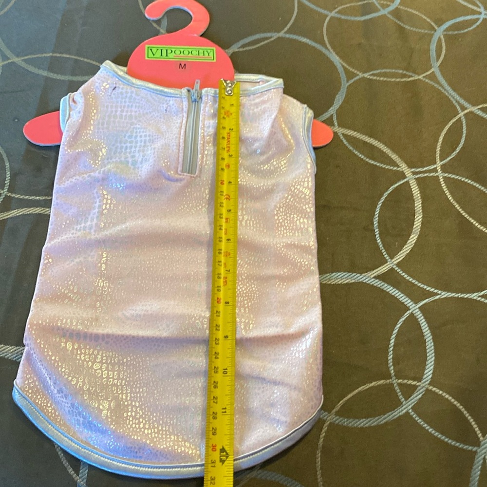 ! Dog Vipoochy top size M pink silver light pretty - Picture 5 of 9